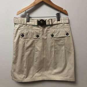 Burberry classic belted pocket skirt